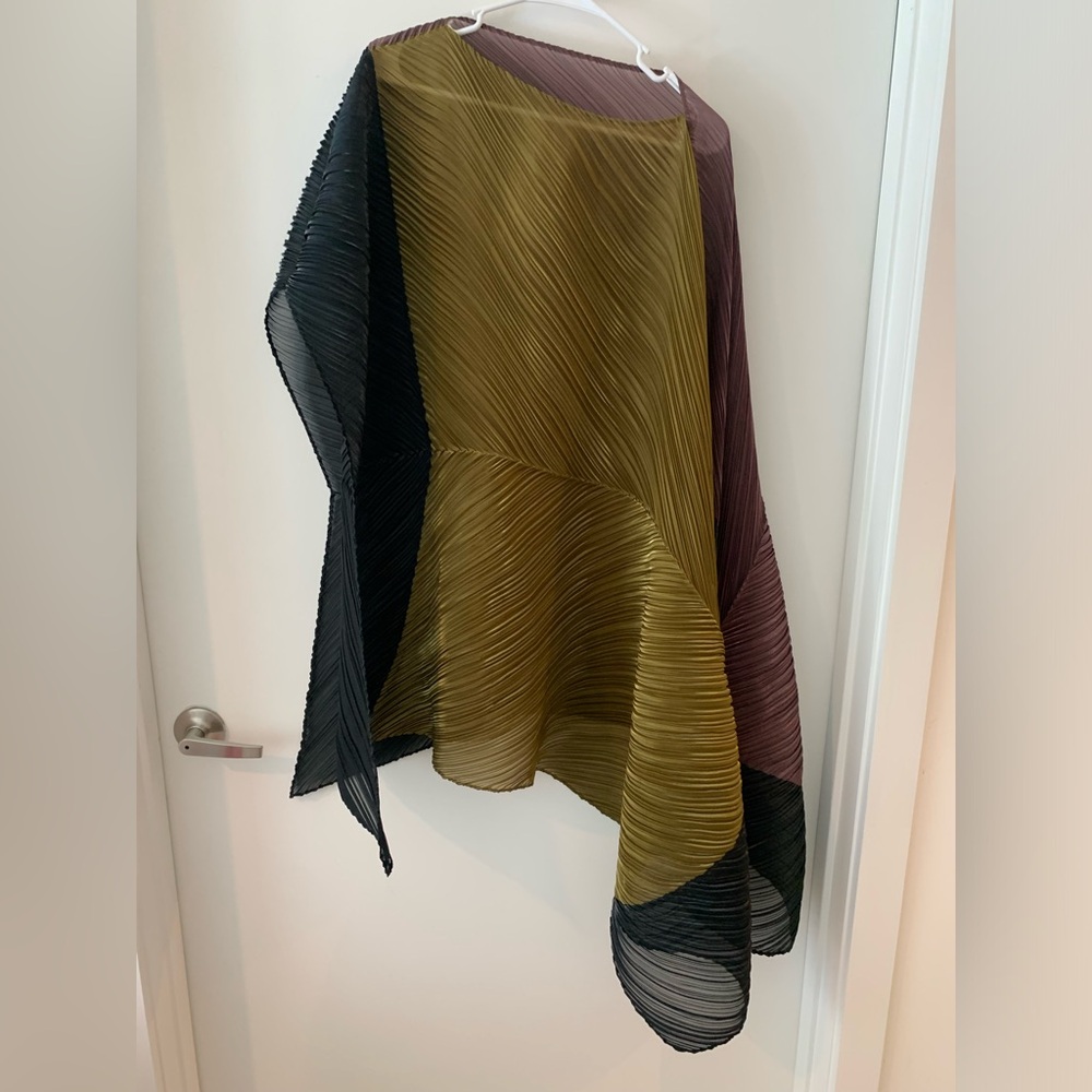 Issey Miyake Multicolor Cape